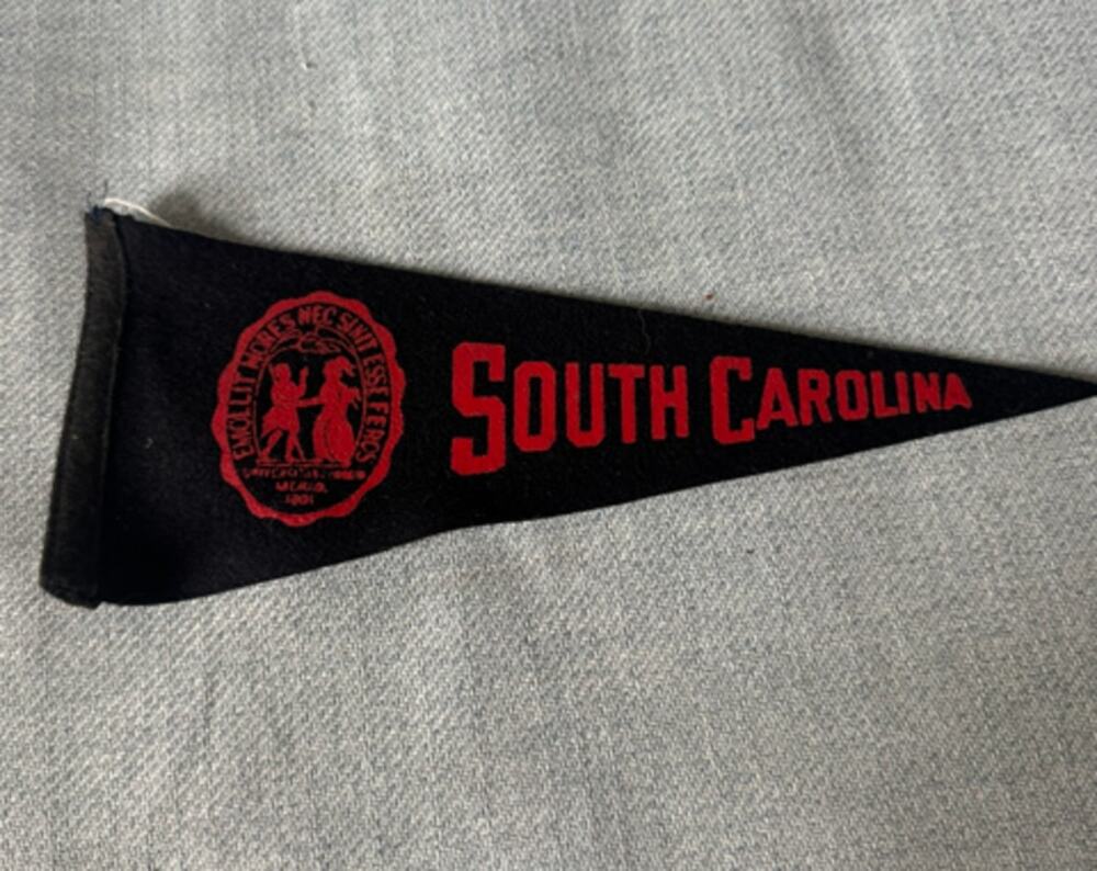 Vintage South Carolina Gamecocks Felt Pennant University College